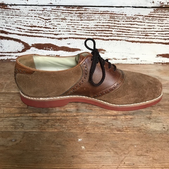 Florsheim NuBuck Oxford Shoe 8 - Picture 1 of 6